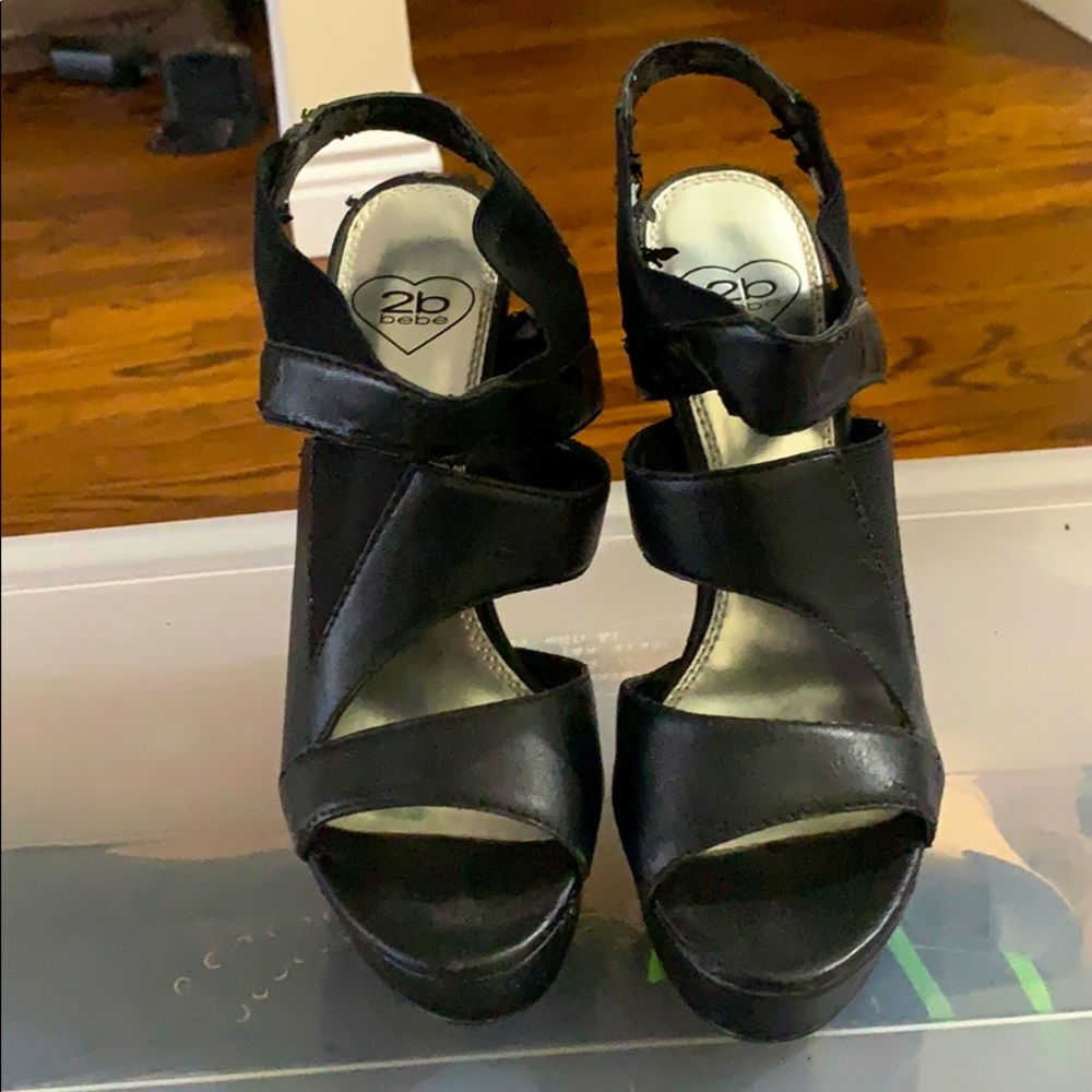 6” platform heels